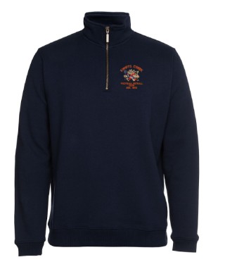 Half Zip Jumper:Navy